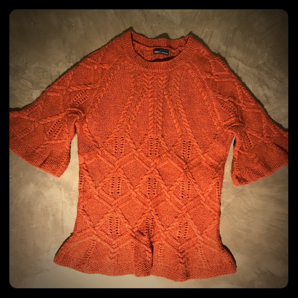 MODA International bell-sleeve sweater